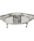 1886 Antique Victorian Era Sterling Silver Candle Holder Silversmith Robert Favell London Hallmarks
