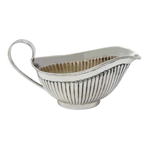 1886 Antique Victorian Era Sterling Silver Cream Jug Silversmith Cornelius Desormeaux Saunders & James Francis Hollings (Frank) Shepherd Birmingham Hallmarks