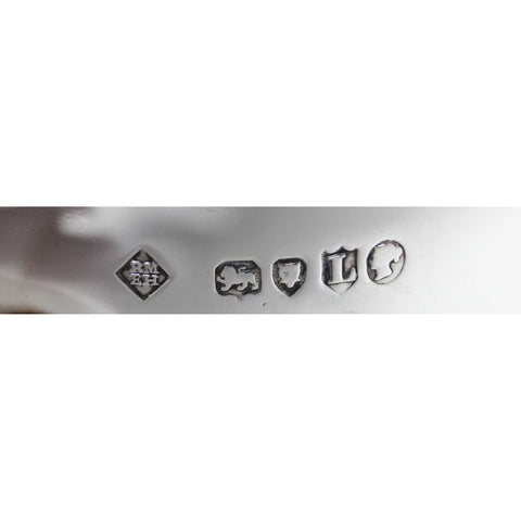 1886 Antique Victorian Era Sterling Silver Tea Set, Tea pot, Sugar Bowl, Milk Jug Silversmiths Martin, Hall & Co (Richard Martin & Ebenezer Hall) London Hallmarks