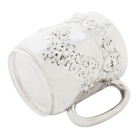 1887 Antique Victorian Era Sterling Silver Cream Jug Silversmith Wakely & Wheeler (James Wakely & Frank Clarke Wheeler) London Hallmarks