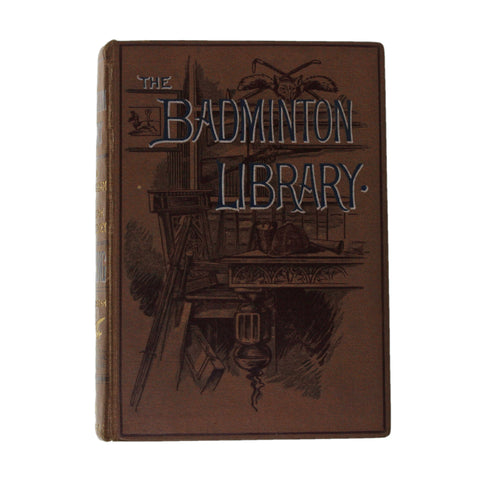 1887 Antique Book The Badmington Library Shooting, Sports and Pastimes in 2 Vol