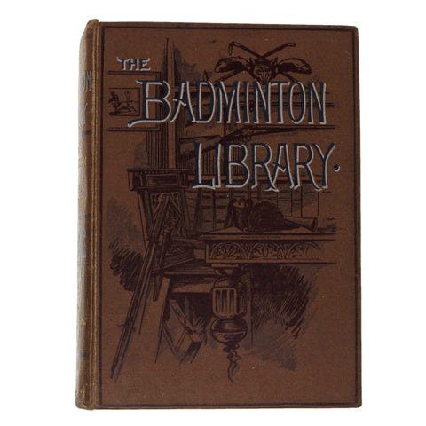 1887 Antique Book The Badmington Library Shooting, Sports and Pastimes in 2 Vol