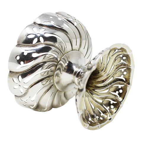 1888 Antique Victorian Era Pierced Bonbon Dish Silversmith George Fox London Hallmarks