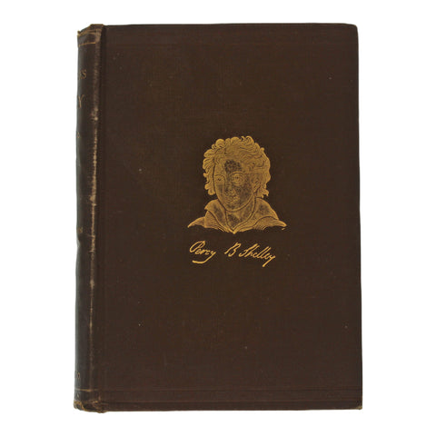 1888 Antique Book The Poetical Works of Percy Bysshe Shelley Publisher: Frederick Warne & Co