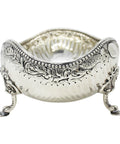 1889 Antique Victorian Era Sterling Silver Bowl George Aldwinckle London Hallmarks