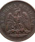 1891 Mo 1 Centavo Mexico Coin