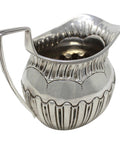 1892 Antique Victorian Era Sterling Silver Cream Jug Silversmith Nathan & Hayes (George Nathan & Ridley Hayes) Birmingham Hallmarks