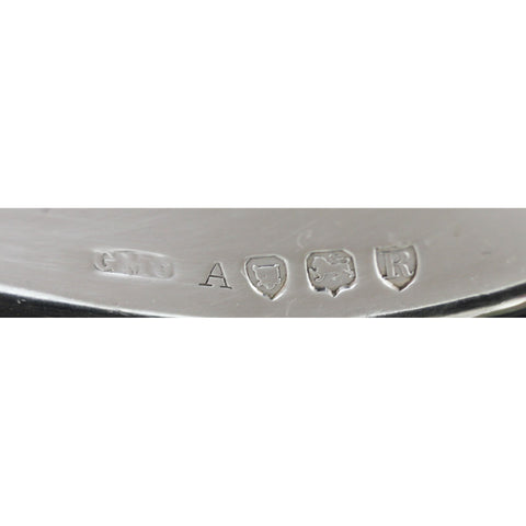 1892 Antique Victorian Era Sterling Silver Dish Silversmith Josiah Williams & Co (George Maudsley Jackson) London Hallmarks