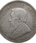 1892 2½ Shillings South Africa Coin Paul Kruger