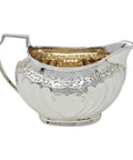 1893 Antique Victorian Era Heavy Sterling Silver Cream Jug Silversmith Atkin Brothers Sheffield Hallmarks