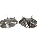 1893 Antique Victorian Era Sterling Silver Pierced Pair Dishes Silversmith Deakin & Francis Ltd Birmingham Hallmarks