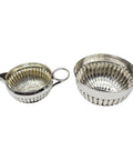 1894 and 1895 Antique Victorian Era Sterling Silver Cream Jug and Sugar Bowl Silversmith Mapping & Webb Sheffield Hallmarks