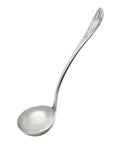 1894 Antique Victorian Era Kings Pattern Sterling Silver Sauce Ladle Silversmith Martin, Hall & Co (Richard Martin & Ebenezer Hall) London Hallmarks