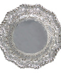 1894 Antique Victorian Era Sterling Silver Dish Silversmith Fenton Brothers (Samuel Fenton & William Staniforth) Sheffield Hallmarks