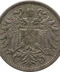 1895 10 Heller Austria – Habsburg Franz Joseph I Coin