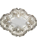 1895 Antique Victorian Era Pierced Dish Silversmith James Dixon & Sons Ltd Sheffield Hallmarks