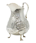 1895 Antique Victorian Era Sterling Silver Cream Jug Silversmith Thomas Hayes Birmingham Hallmarks