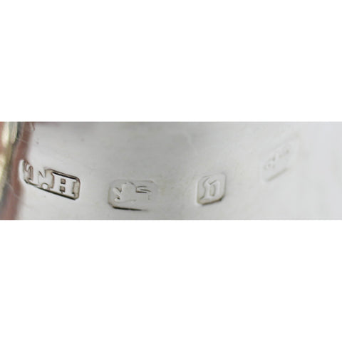 1895 Antique Victorian Era Sterling Silver Cream Jug Silversmith Thomas Hayes Birmingham Hallmarks