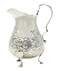 1895 Antique Victorian Era Sterling Silver Cream Jug Silversmith Thomas Hayes Birmingham Hallmarks