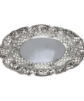 1895 Antique Victorian Era Sterling Silver Pierced Bonbon Dish Silversmith Henry Matthews Birmingham Hallmarks