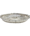 1895 Antique Victorian Era Sterling Silver Pierced Dish Silversmiths Elkington & Co Ltd Birmingham Hallmarks