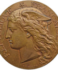 1895 French Agriculture Medal Hubert Ponscarme