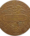1895 French Agriculture Medal Hubert Ponscarme