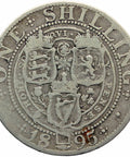 1895 Shilling Victoria Queen Great Britain Silver British Coin
