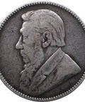 1895 South Africa 1 Shilling Coin Paul Kruger