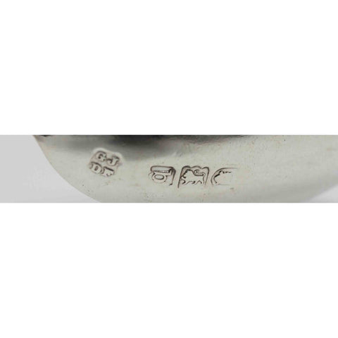 1897 Antique Victorian Era Set Six Tea Spoons with original Case Maker George Jackson & David Fullerton London Hallmarks