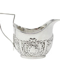 1897 Antique Victorian Era Sterling Silver Cream Jug Silversmith Edward Samuel Jones Birmingham Hallmarks