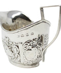 1897 Antique Victorian Era Sterling Silver Cream Jug Silversmith Edward Samuel Jones Birmingham Hallmarks
