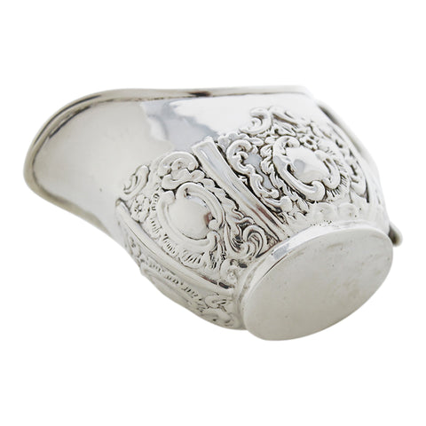1897 Antique Victorian Era Sterling Silver Cream Jug Silversmith Edward Samuel Jones Birmingham Hallmarks