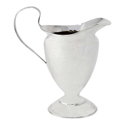 1897 Antique Victorian Era Sterling Silver Cream Jug Silversmith Henry Hobson & Sons Birmingham Hallmarks