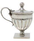 1897 Antique Victorian Era Sterling Silver Mustard Pot Silversmiths Horace Woodward & Co Ltd London Hallmarks
