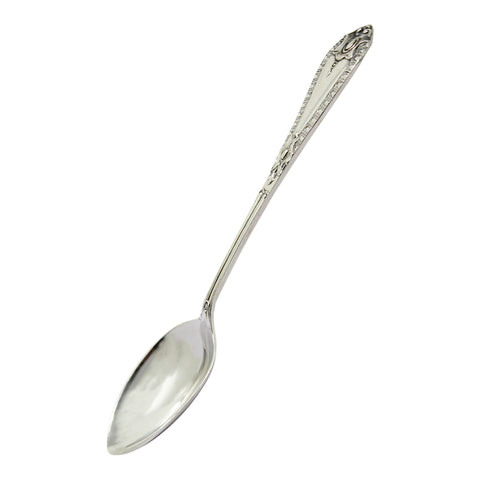 1897 Antique Victorian Era Sterling Silver Set Six Tea Spoons Silversmith James Lewis & Sons Sheffield Hallmarks