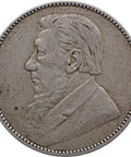 1897 Shilling South Africa Paul Kruger ZAR Silver Coin