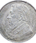 1897 Shilling South Africa Paul Kruger ZAR Silver Coin