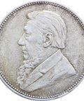 1897 Two Shilling South Africa ZAR Paul Kruger Silver Coin