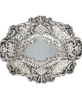 1898 Antique Victorian Era Pierced Bonbon Dish Silversmith Matthew John Jessop Birmingham Hallmarks
