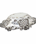 1898 Antique Victorian Era Pierced Bonbon Dish Silversmith Matthew John Jessop Birmingham Hallmarks