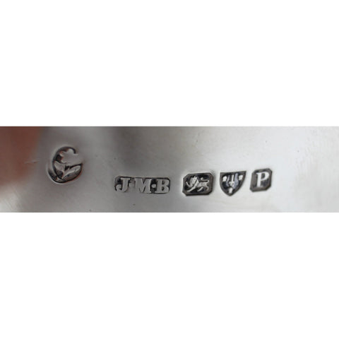 1898 Antique Victorian Era Sterling Silver Coffee Pot Silversmiths John Millward Banks Chester Hallmarks