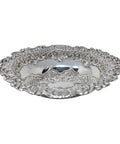 1898 Antique Victorian Era Sterling Silver Dish Silversmith William Gibson & John Langman London Hallmarks