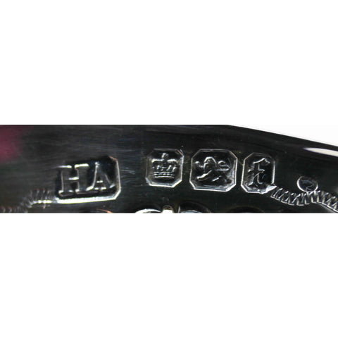 1898 Antique Victorian Era Sterling Silver Pierced and Engraved Pair Bon Bon Dish Atkin Brothers Sheffield Hallmarks