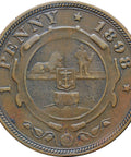 1898 South Africa Johannes Paulus Kruger One Penny Coin