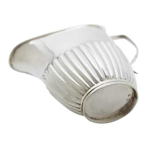 1899 Antique Victorian Era Sterling Silver Cream Jug Silversmith William Hutton & Sons Ltd London Hallmarks