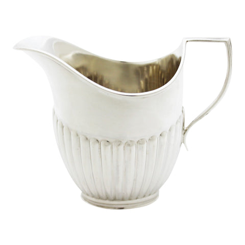 1899 Antique Victorian Era Sterling Silver Cream Jug Silversmith William Hutton & Sons Ltd London Hallmarks