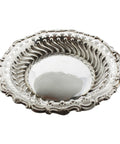 1899 Antique Victorian Era Sterling Silver Dish Walker & Hall Birmingham Hallmarks