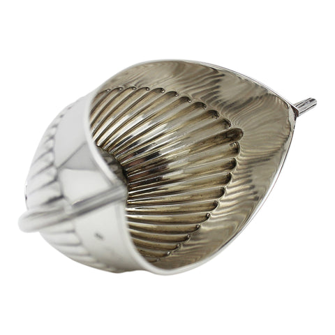 1899 Antique Victorian Era Sterling Silver Sugar Bowl Silversmith William Hutton & Sons Ltd London Hallmarks