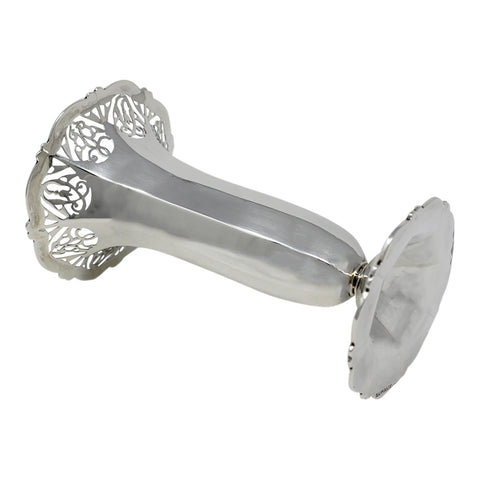 1899 Antique Victorian Era Sterling Silver Vase Silversmiths Sibray, Hall & Co Ltd (Charles Clement Pilling) London Hallmarks